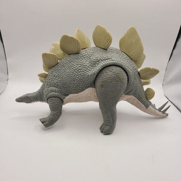 1987 Vintage Playskool Definitely Dinosaurs SPIKE STEGOSAURUS Action Figure 12" - Picture 2 of 6